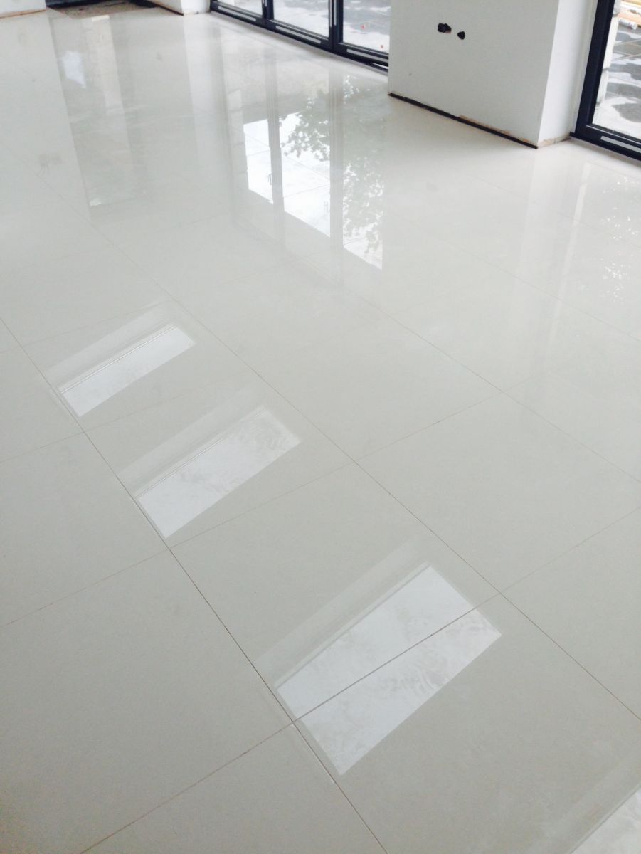 White polished porcelain , Porcelain  tile and stone flooring